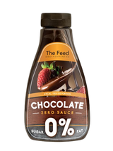 Chocolate zero sauce, sugar free, fat free.