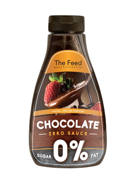 Chocolate zero sauce, sugar free, fat free.